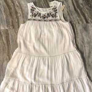 NWT Max Studio White Floral Lined Maxi Dress